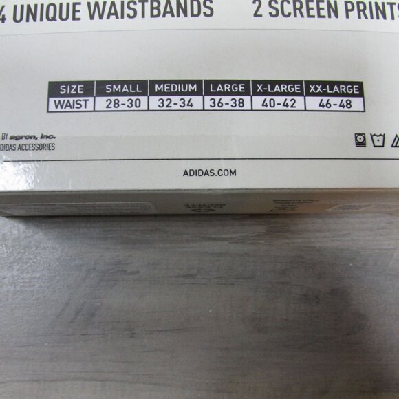 2x Adidas Men's Medium Stretch Cotton Trunk Boxer 3 Pack (6 Total Pair) - Picture 3 of 4